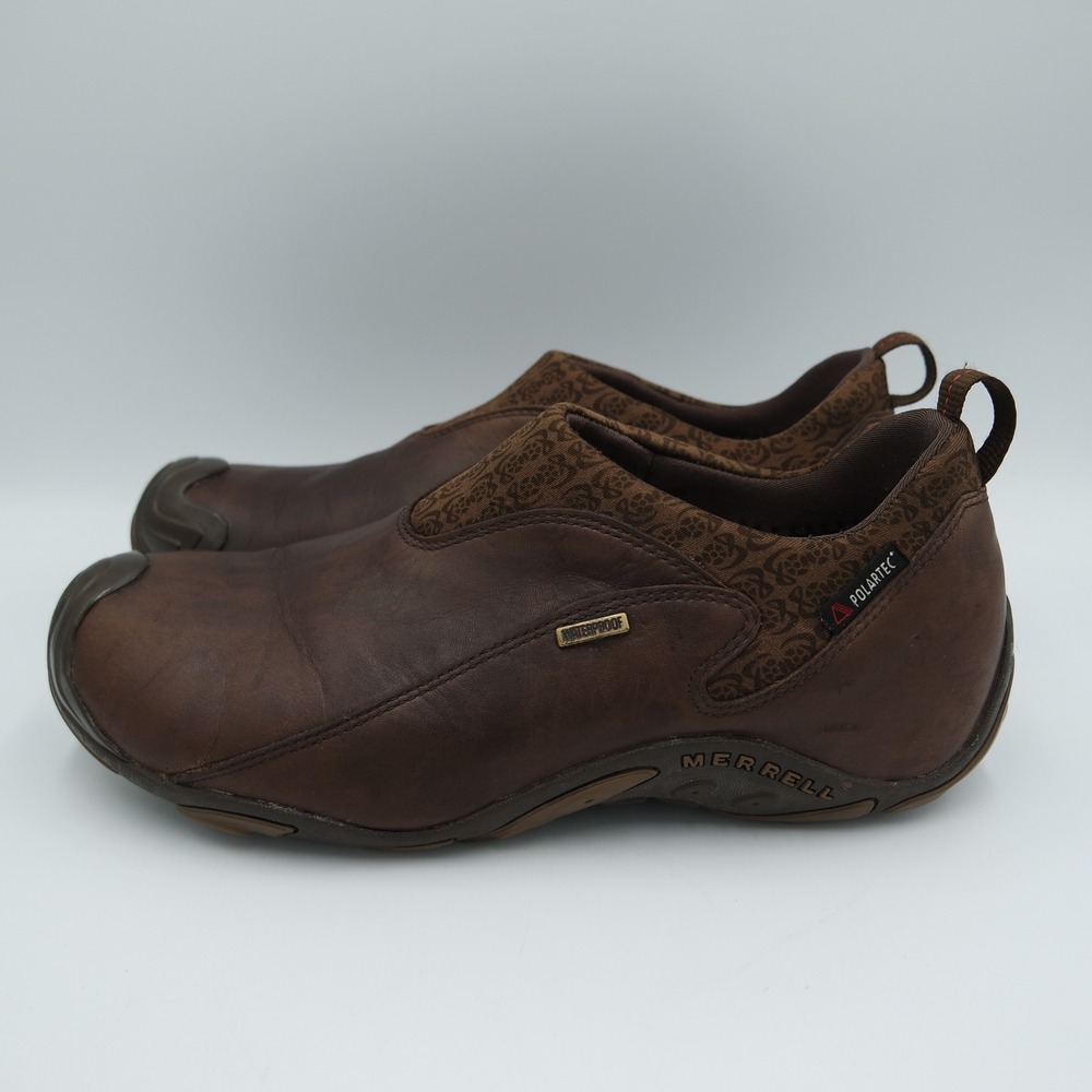 Vintage Y2K Merrell Forecast Moc Womens Brown Leather Paisley Shoes Womens Sz 9